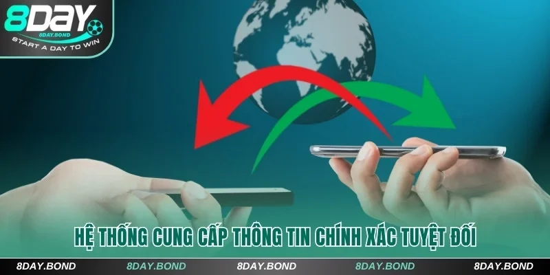 Hệ thống 8Day cung cấp thông tin chính xác tuyệt đối